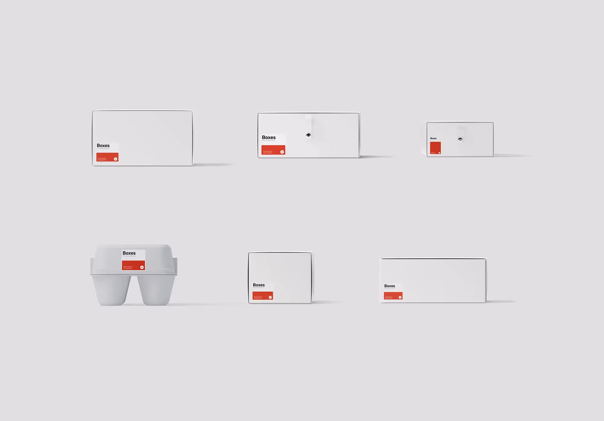 Painted Box Mockups | Pro Design Resource