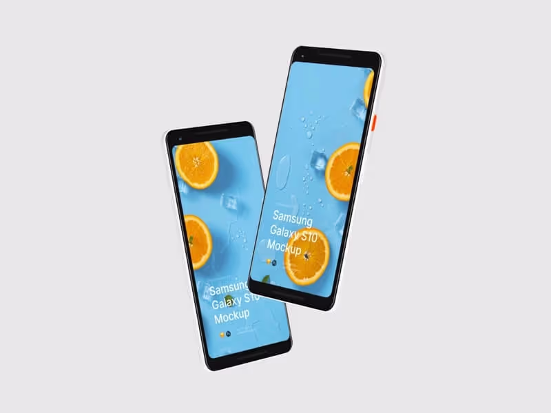 Google Pixel 2 Mockups