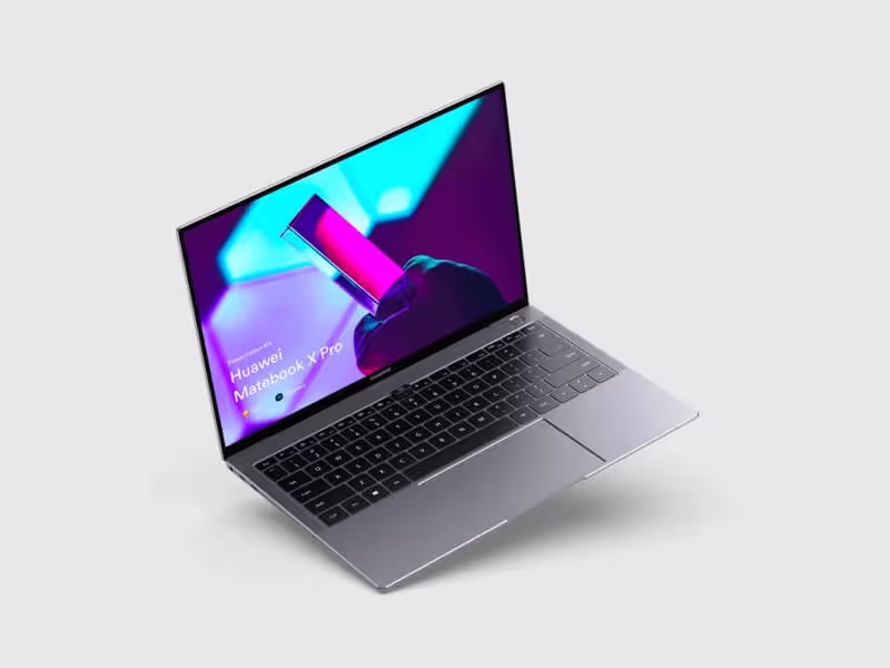 Huawei MateBook X Pro Mockups