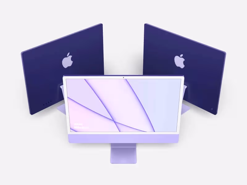iMac 24-inch Mockups