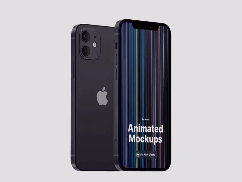 iPhone 12 Looped, Animated Mockups