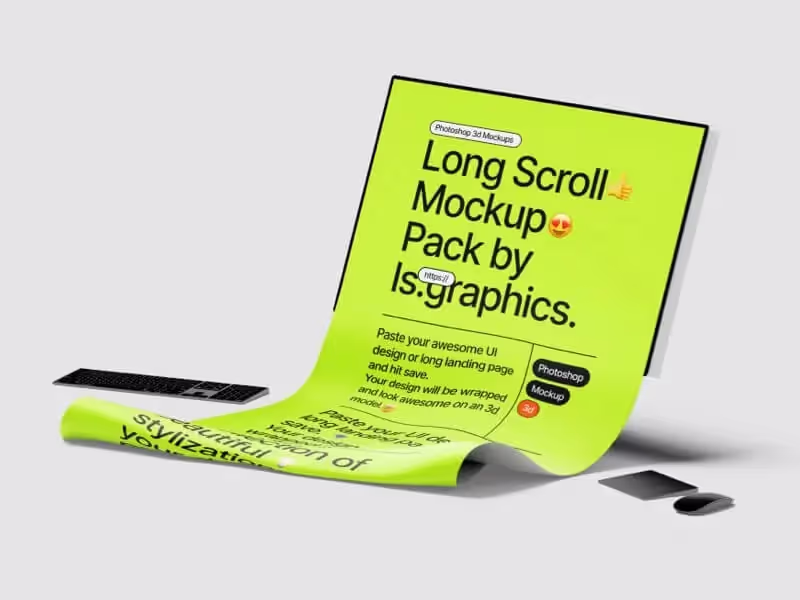 Long Scroll Mockups