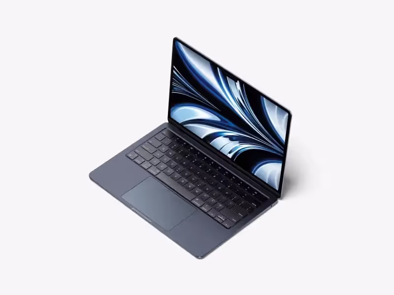 MacBook Air (M2) Mockups