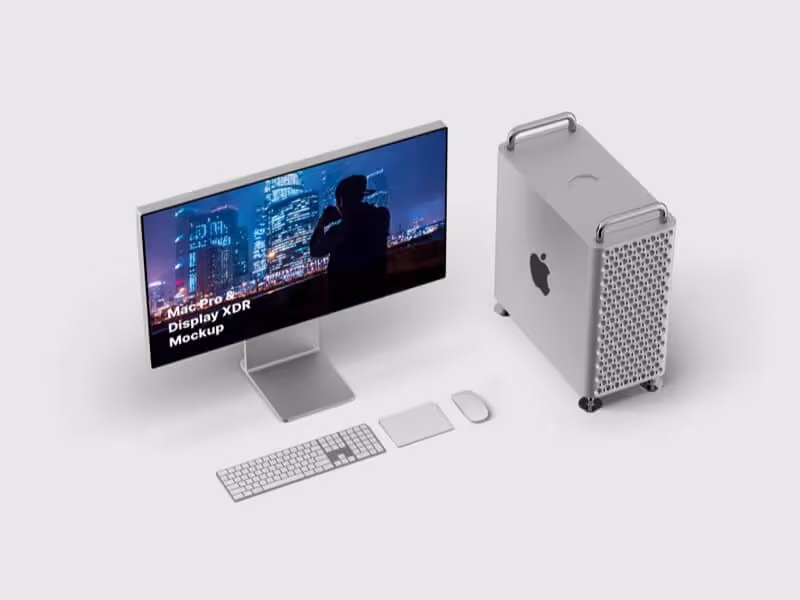 Mac Pro & Display XDR Mockups