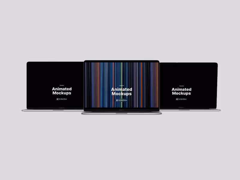 MacBook Animated Mockups