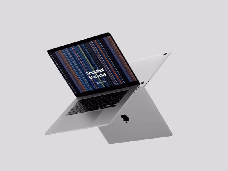 MacBook Pro Looped Animated Mockups