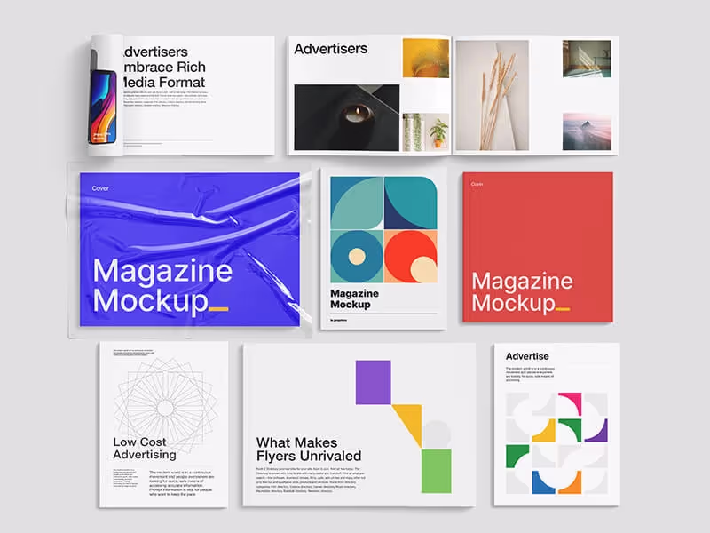 Magazine Mockup Bundle