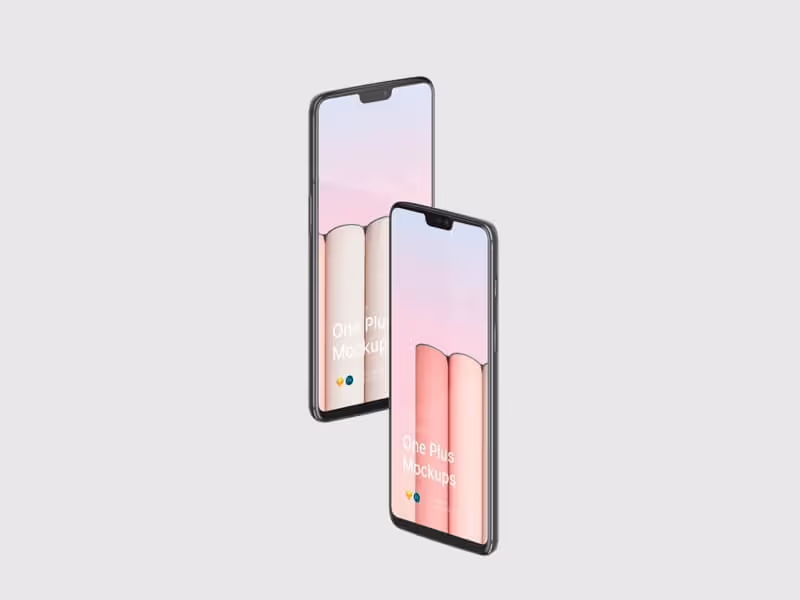 OnePlus 6 Mockups