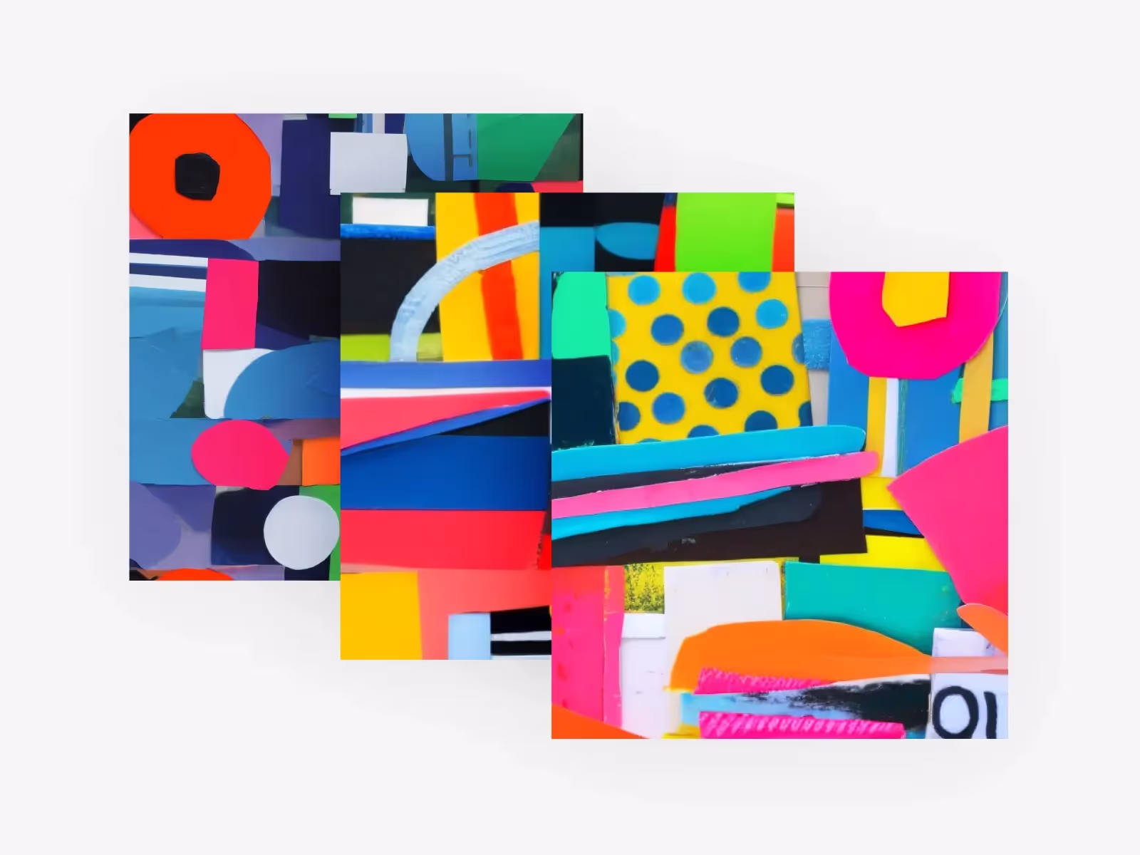 Paper Collage Abstractions