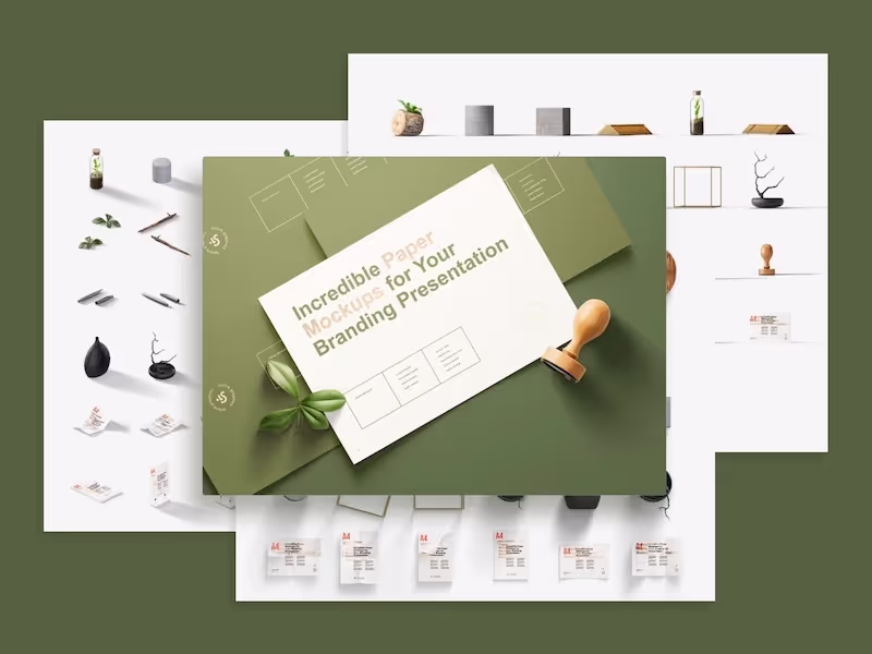 Paper Branding Mockups Bundle
