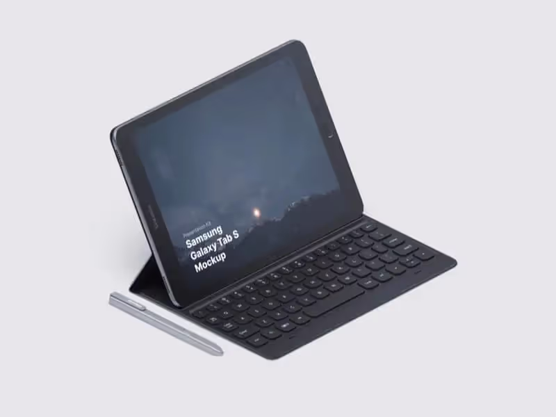 Samsung Galaxy Tab S3 Mockups