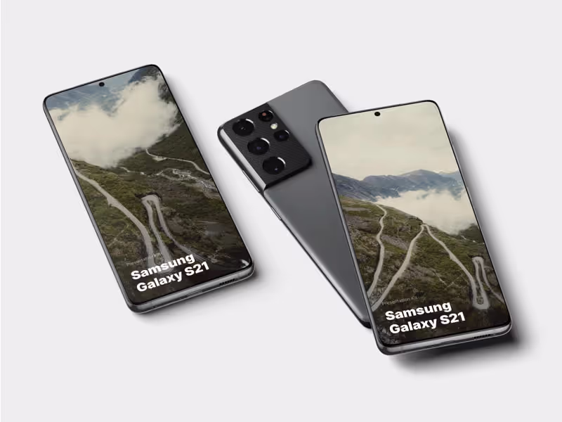 Samsung Galaxy S21 Ultra Mockups