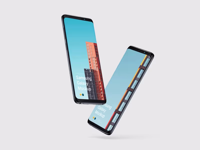 Samsung Galaxy S9 Mockups