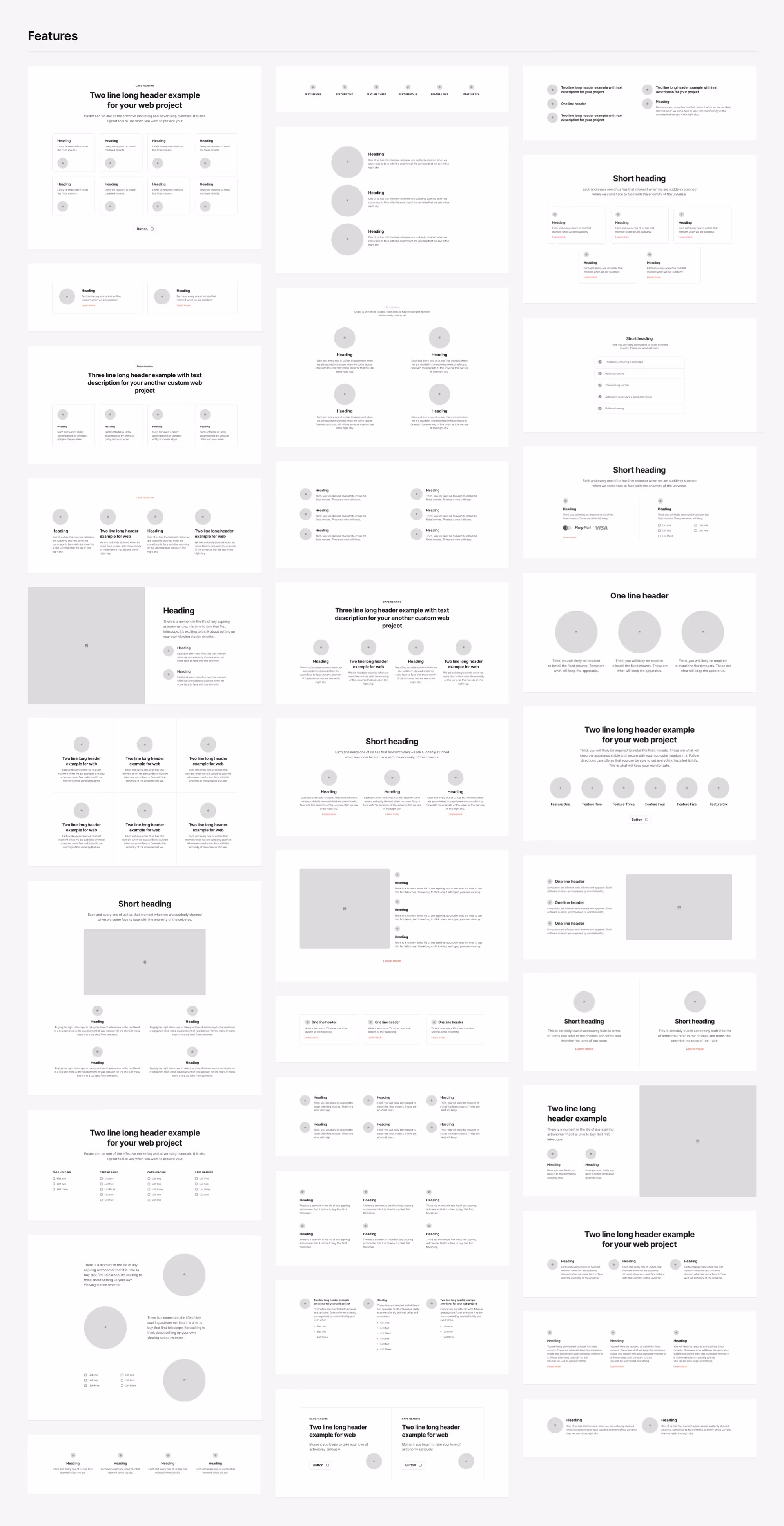 Sections | Commercial License Ready