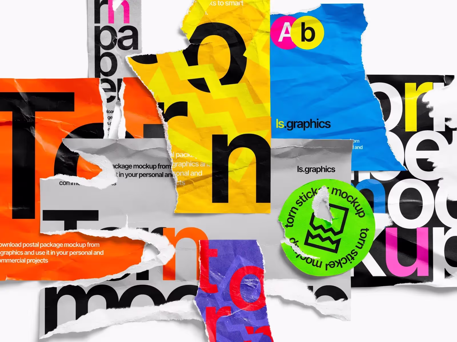Torn Paper Mockups