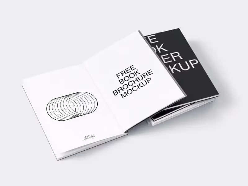 Free Inner Pages and Cover Book Mockups
