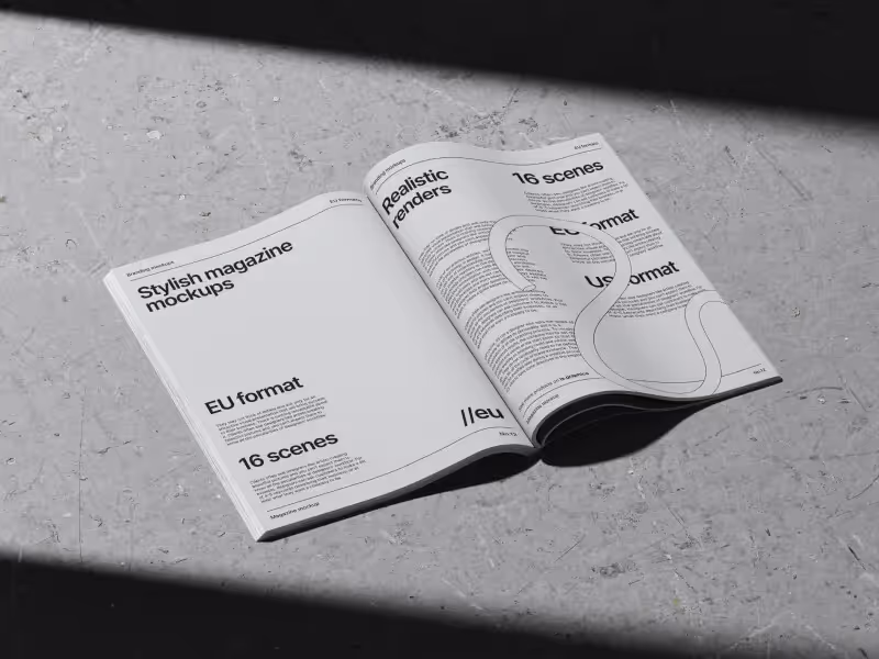 Bode, Magazine Mockups