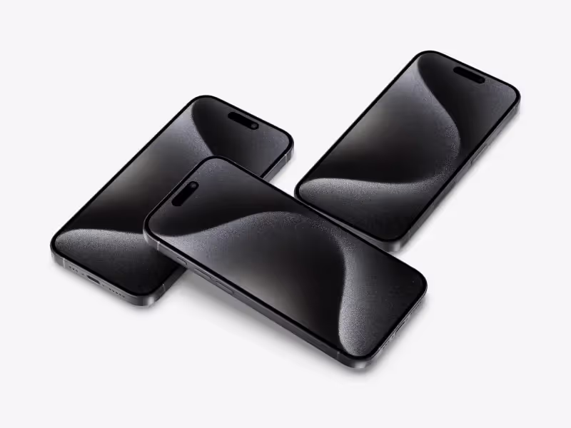 iPhone 15 Pro Mockups