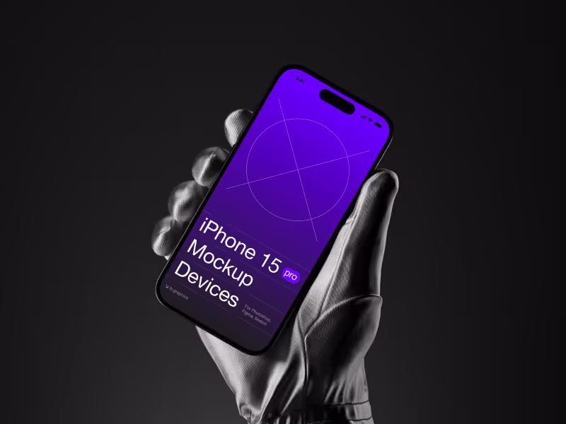 P-Mockups: iPhone 15 Pro 