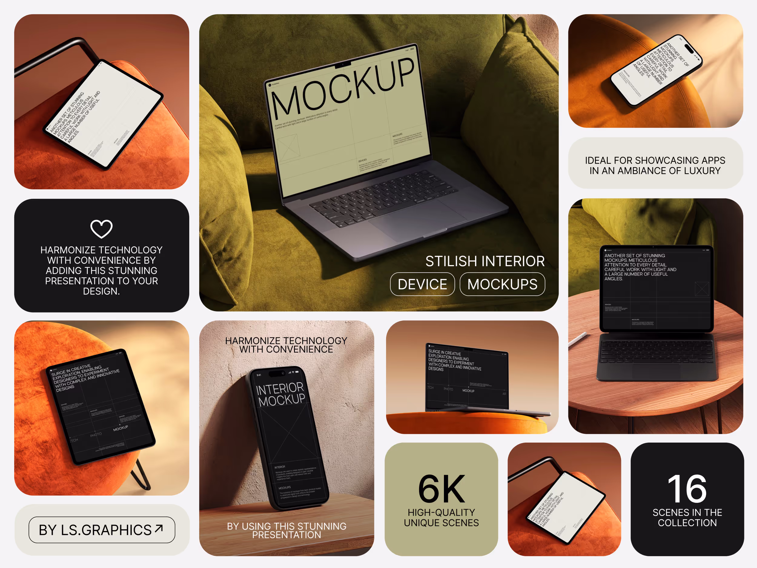 Devices Mockups - R-Mockups Interior Mockups | Available on ls.graphics