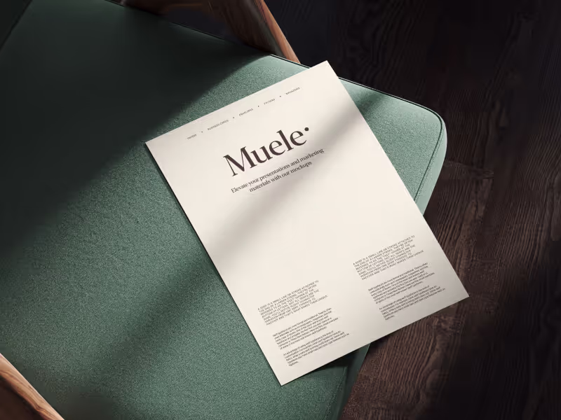Muele, Branding Mockups