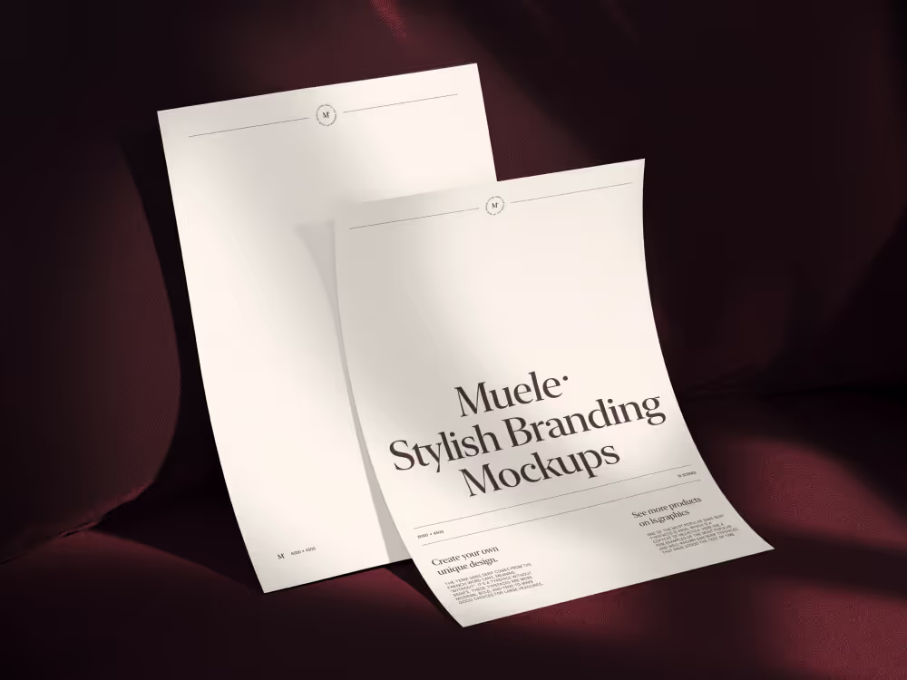 Branding Mockups - Muele Branding Mockups | Available on ls.graphics