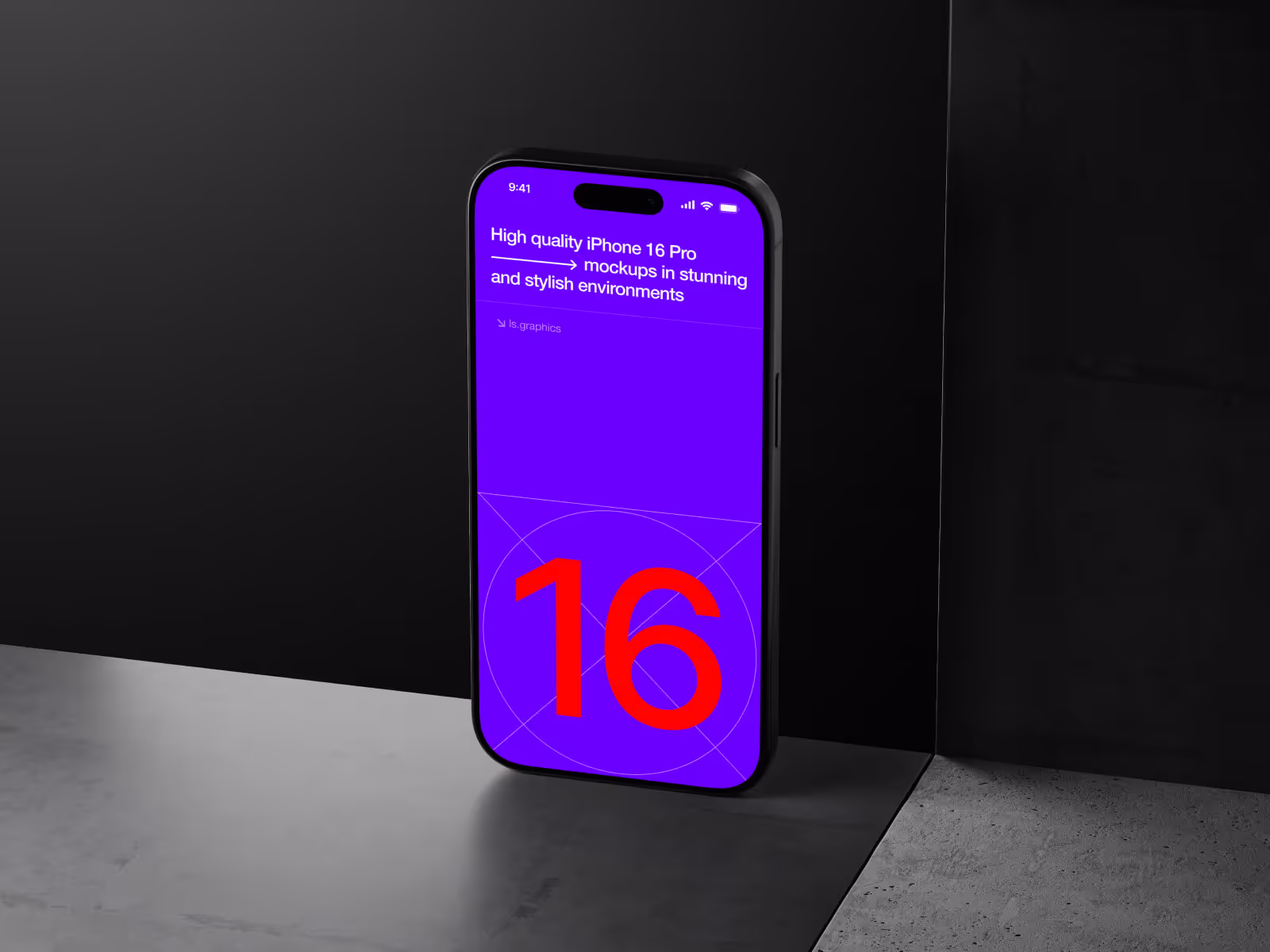 Devices Mockups - U-Mockups iPhone 16 Pro | Premium Download Ready