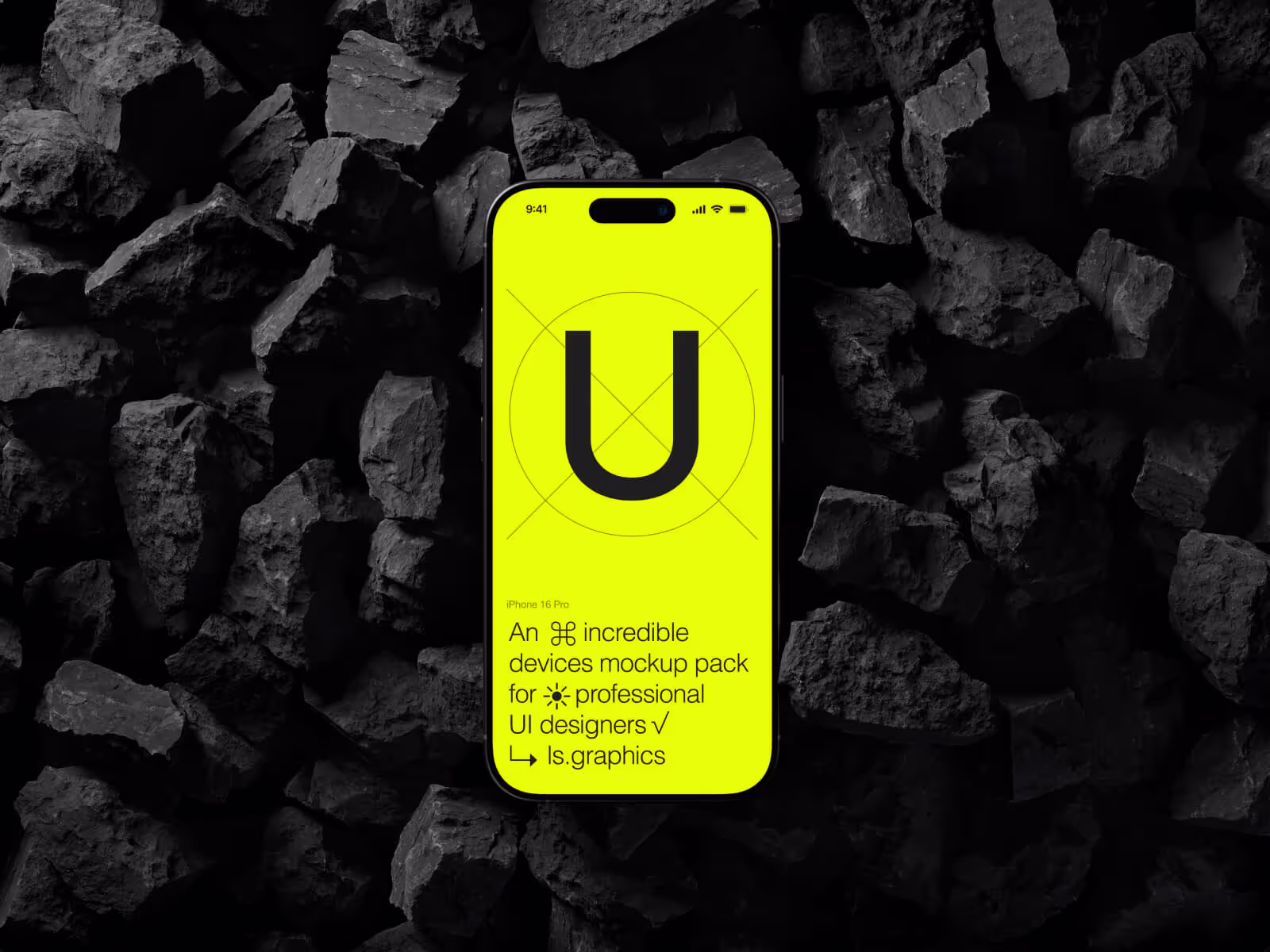 Devices Mockups - U-Mockups iPhone 16 Pro | Get on ls.graphics Store