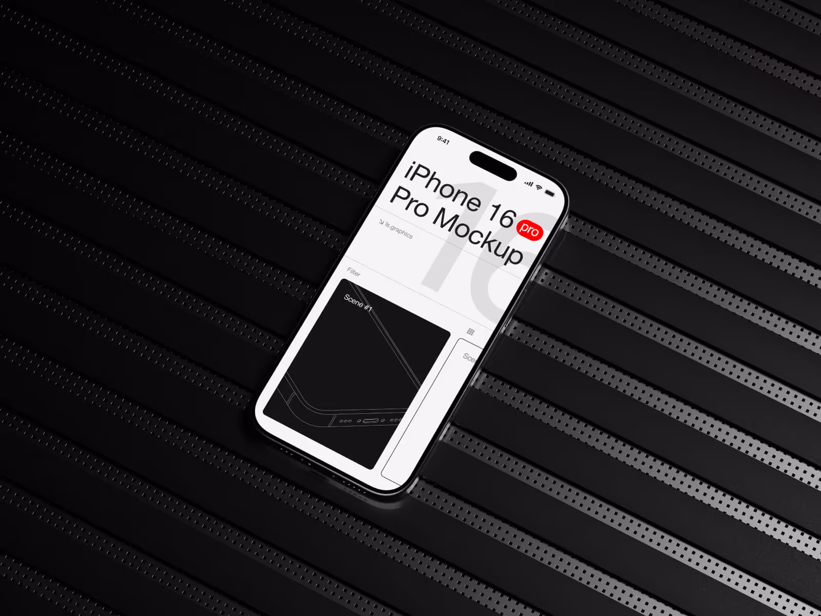 Devices Mockups - U-Mockups iPhone 16 Pro | Pro Resource Pack
