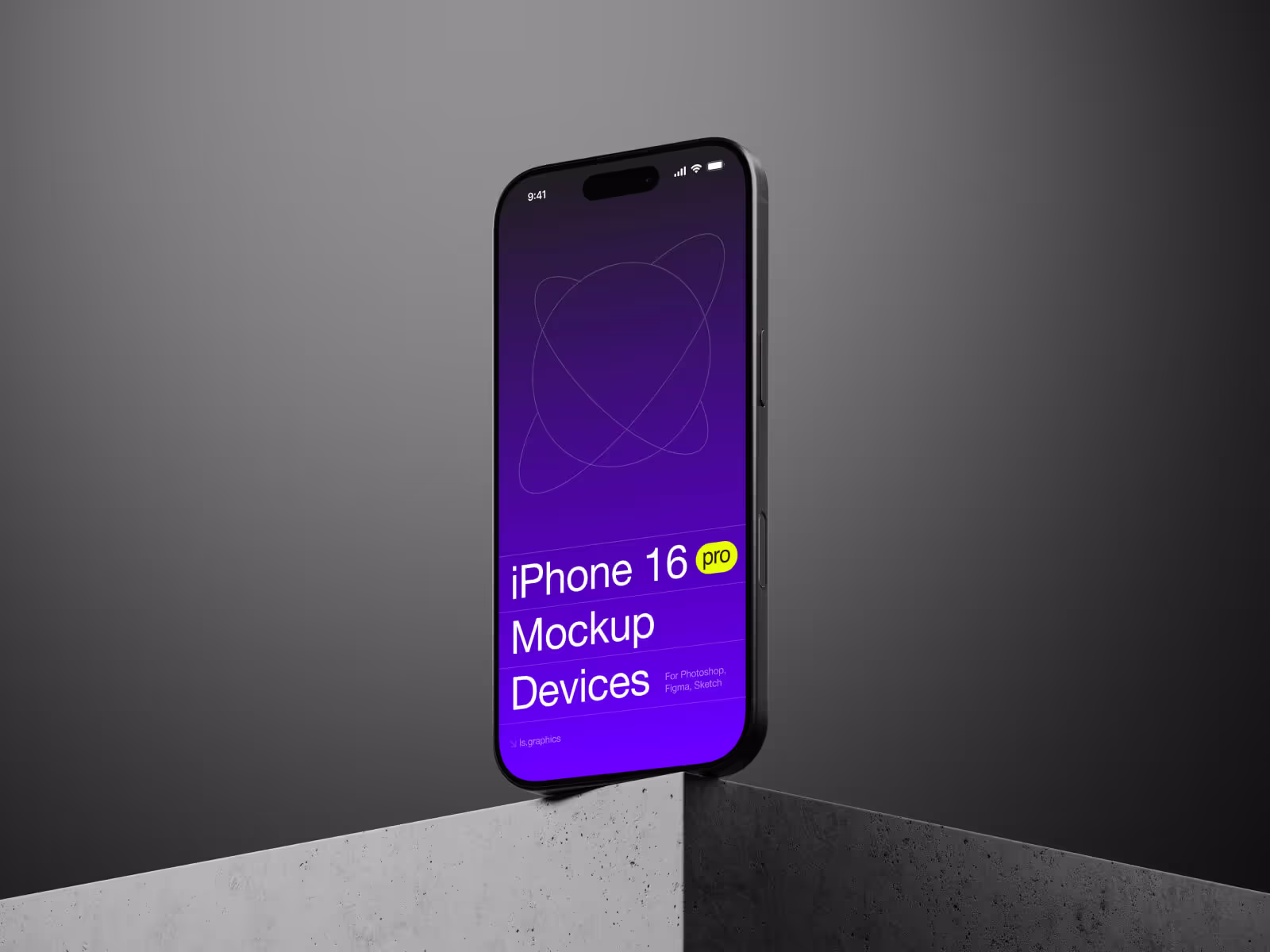Devices Mockups - U-Mockups iPhone 16 Pro | Design Assets Pack