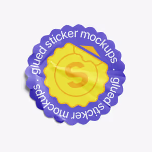 Torn Sticker Mockups