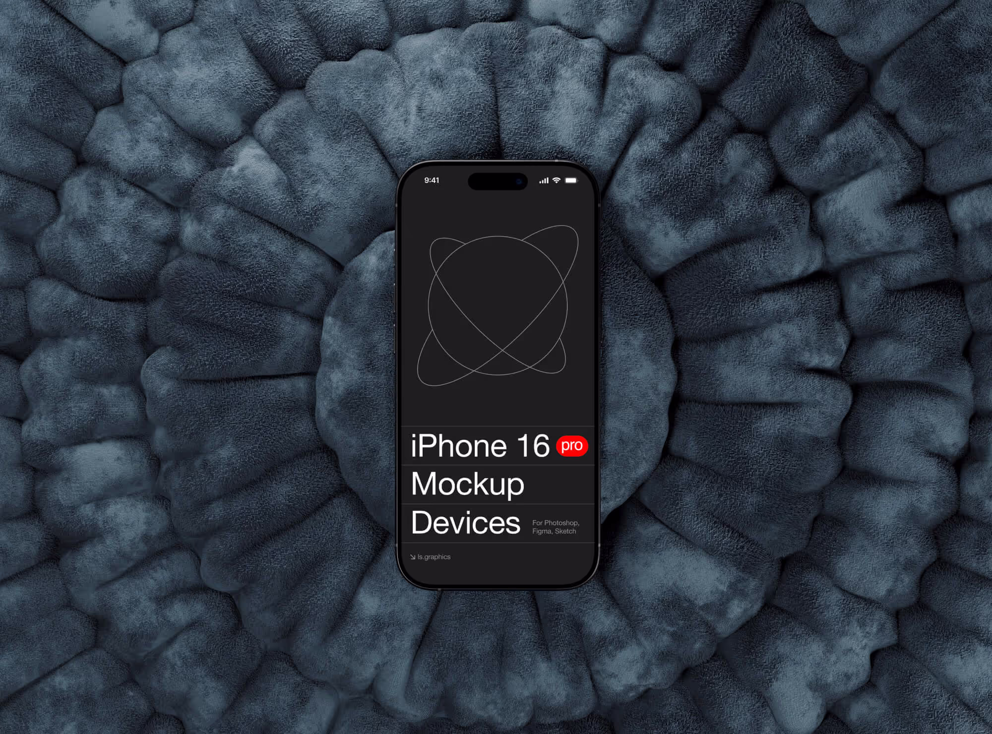 Free Stylish iPhone 16 Pro Mockup | Pro Designer Pack