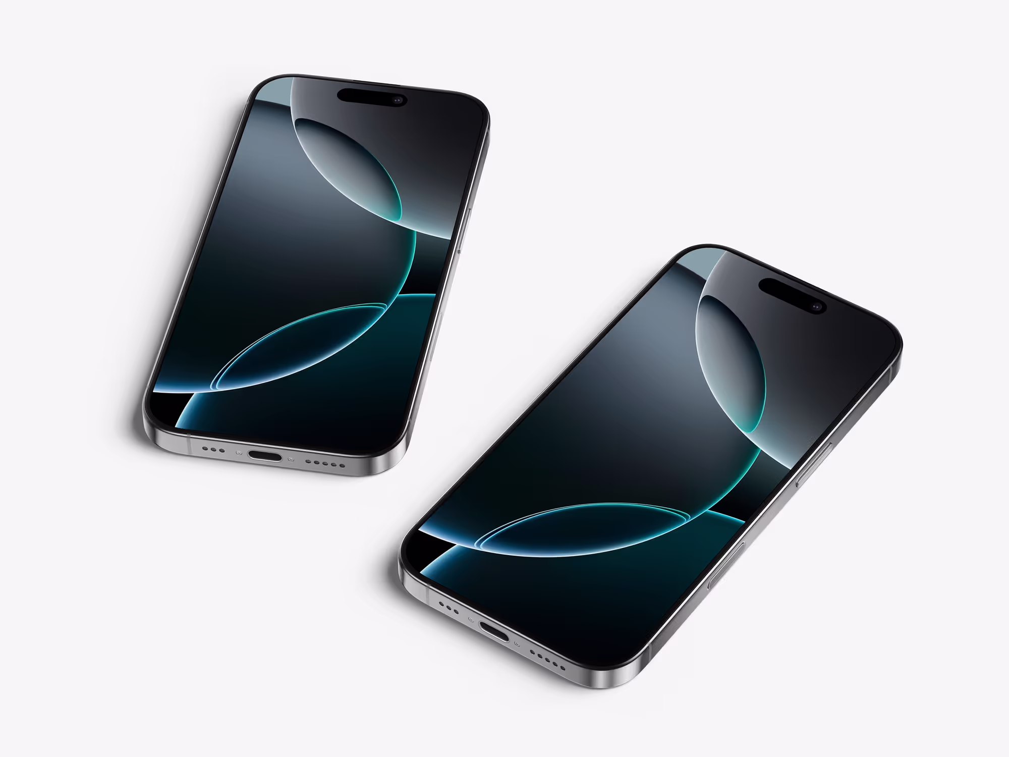 iPhone 16 Pro Mockup, Scene 05 | Pro Designer Pack
