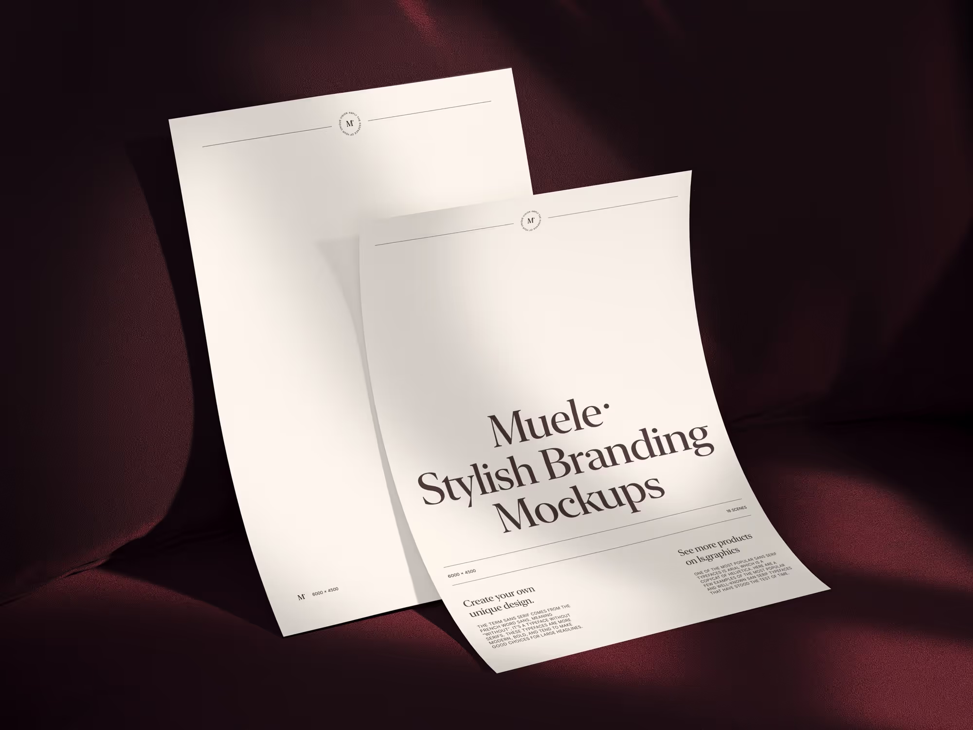 Muele, Branding Mockups, EU, Scene 08 | Available on ls.graphics