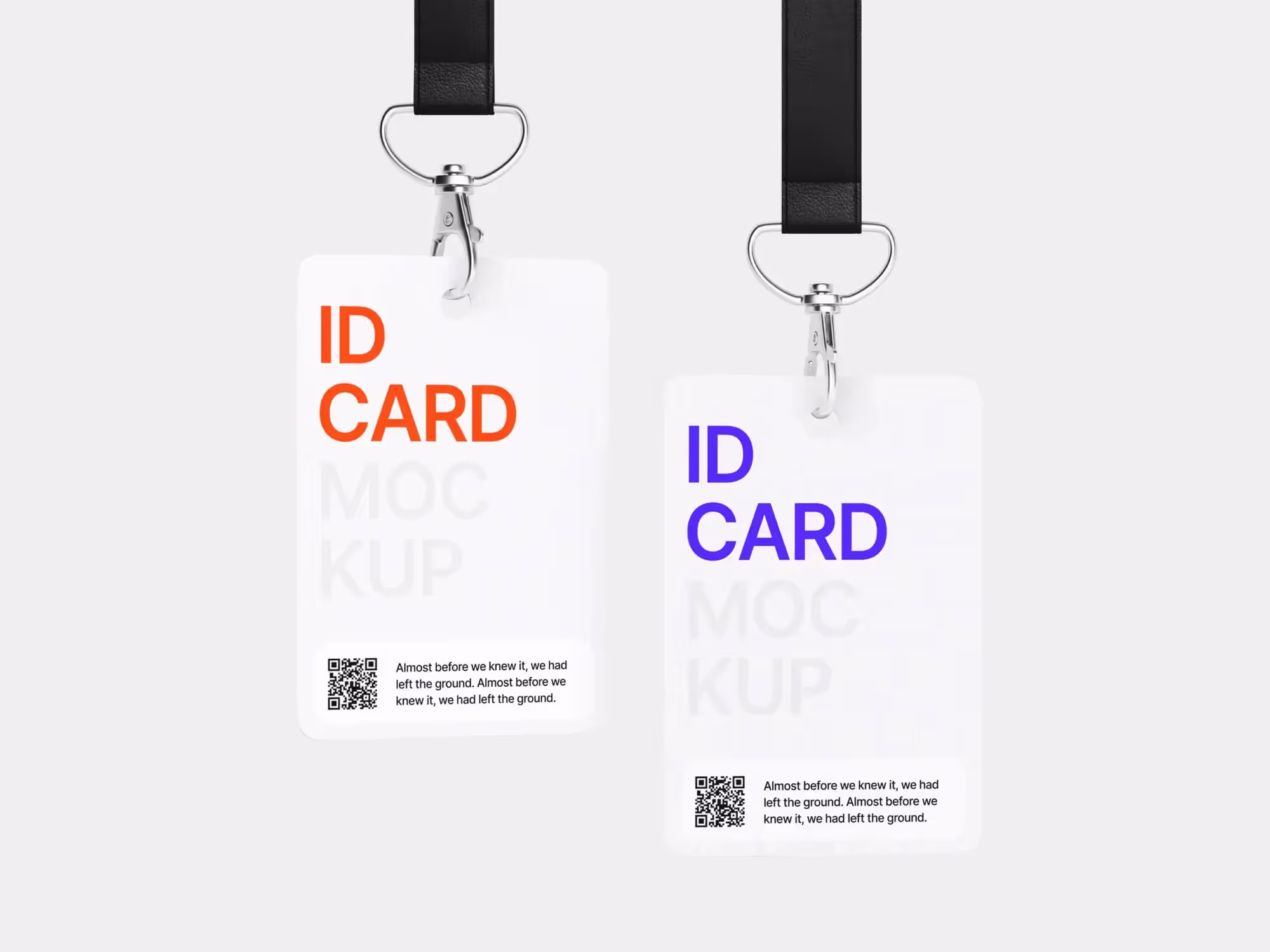 Free Realistic ID Cards PSD Mockup | Pro Design Resource