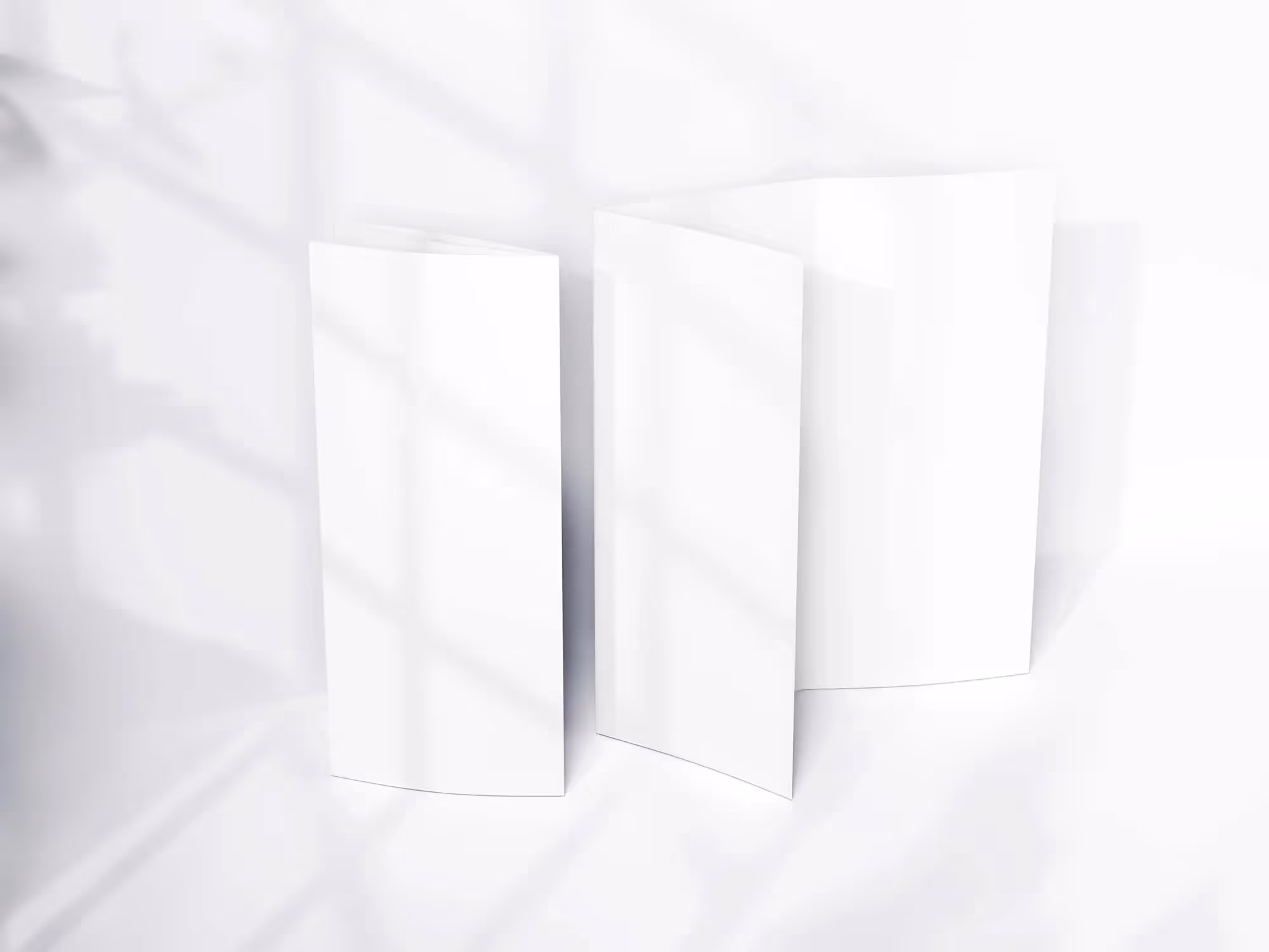 Free Standing Trifold Brochure Mockup | Pro Design Resource