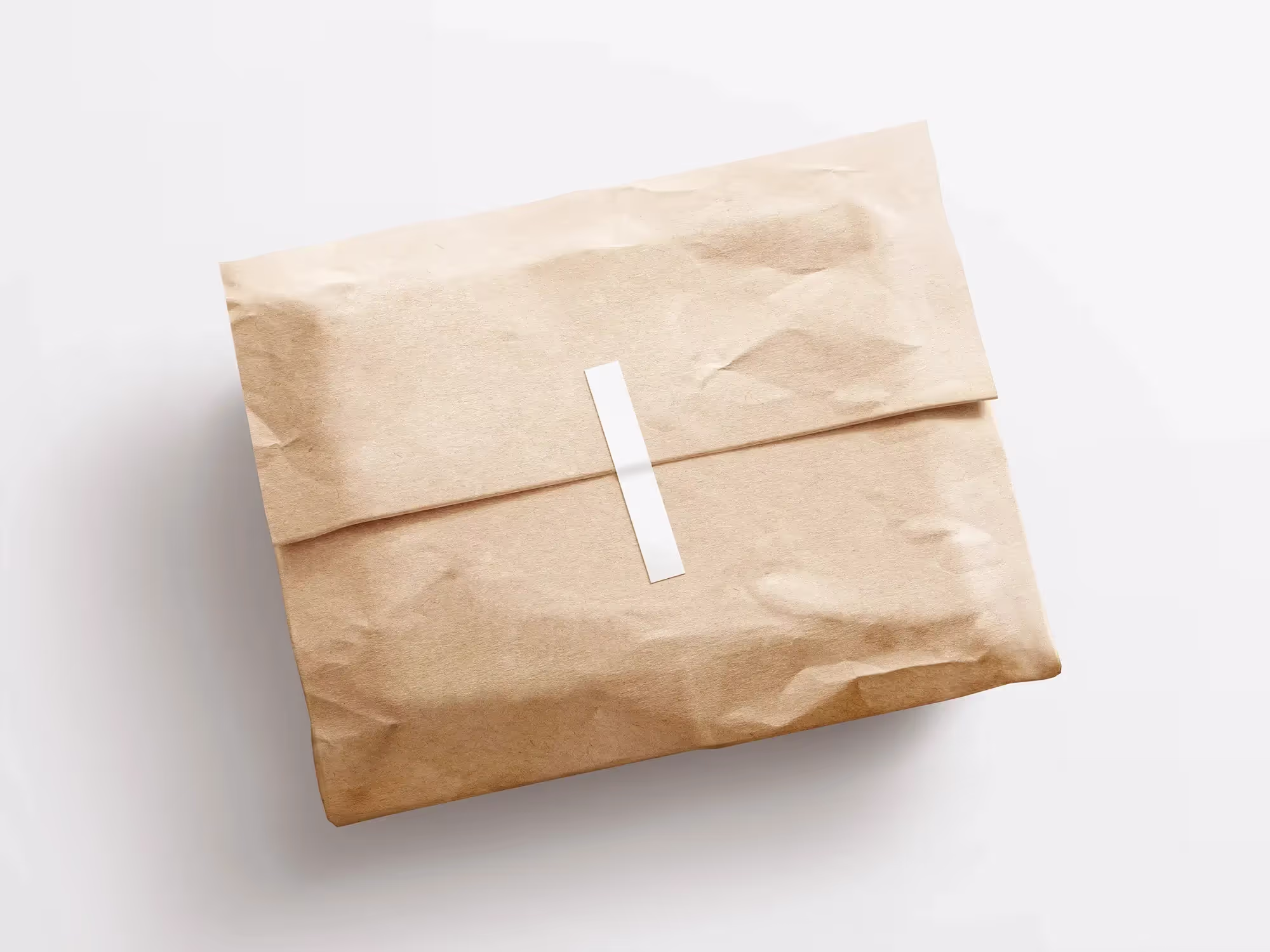 Free Kraft Paper Postal Package | Top Selling Mockup