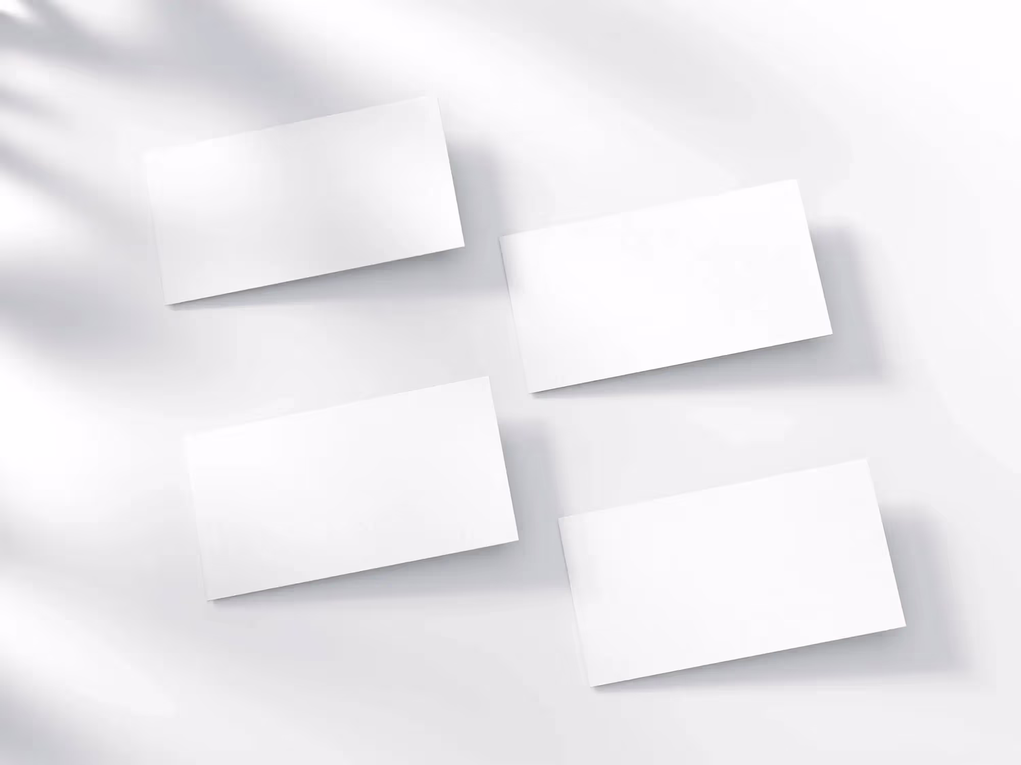 4 Classic Business Cards Free Mockup | Pro Designer Pack