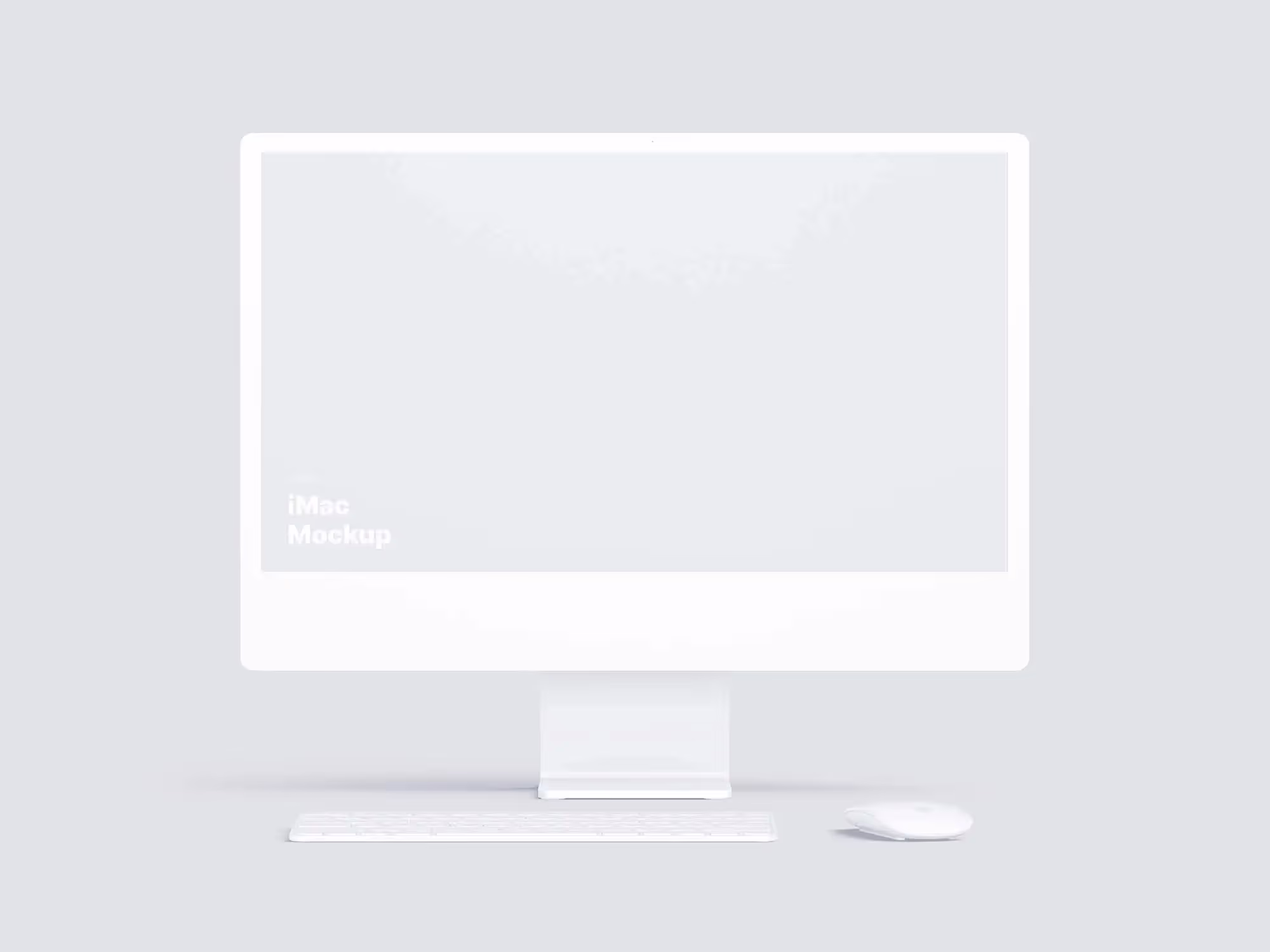 Free iMac 24-inch (2021) Mockup | Commercial License Ready