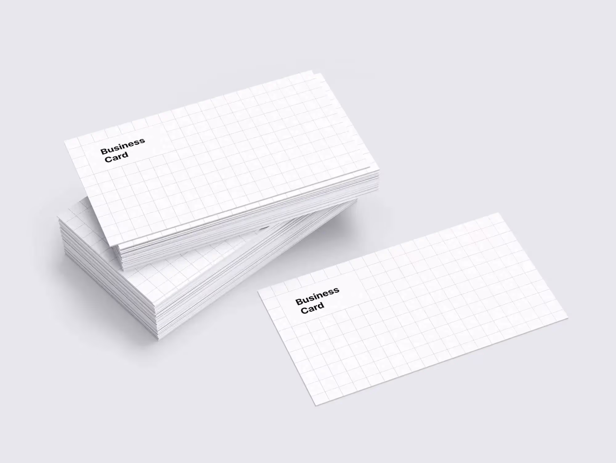 Free Stacked Business Cards Mockup PSD | Premium Download Ready