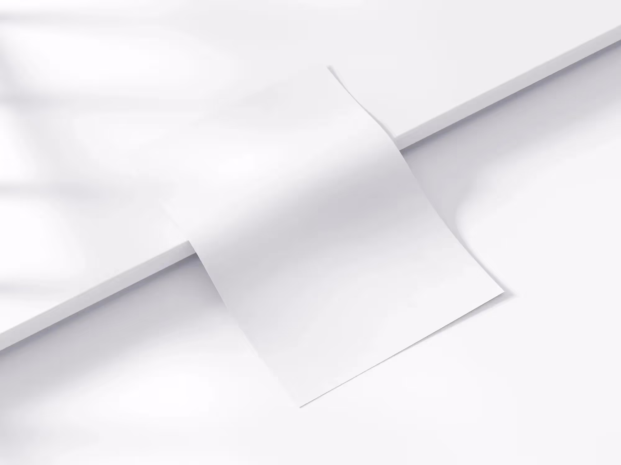 Free 3D Curved Paper Mockup | Full Resolution File