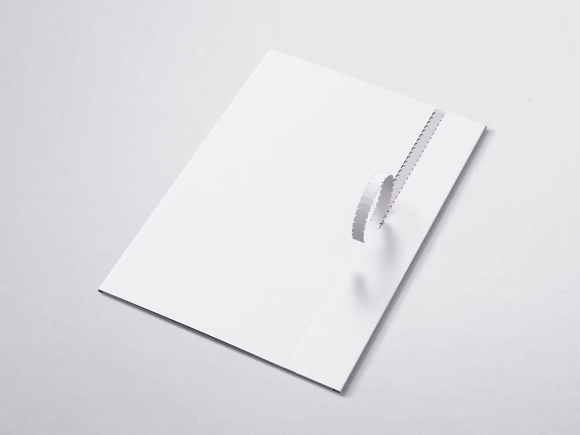 Free Folder Mockup with the Perforation | Pro Design Resource