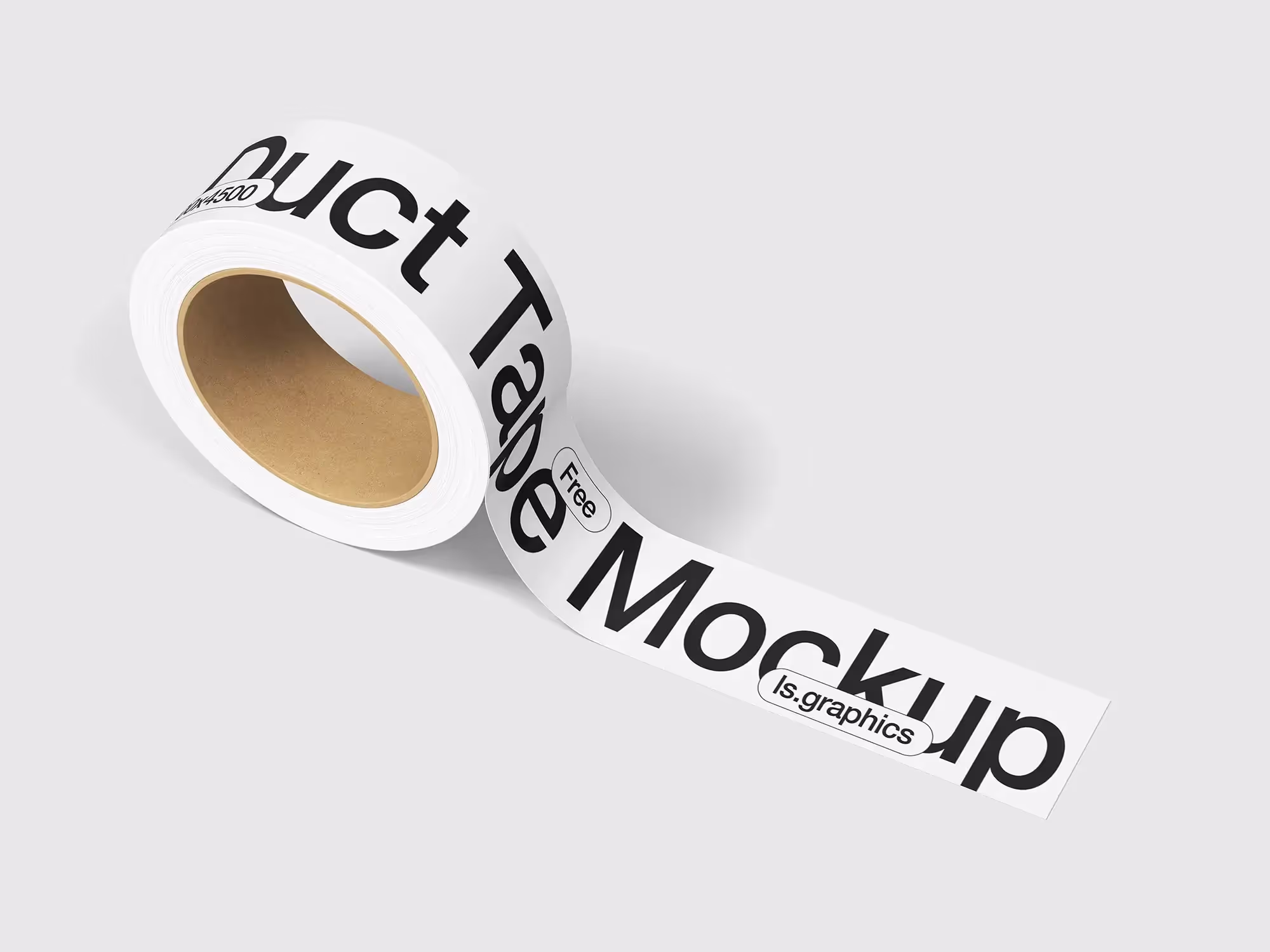 Free Duct Tape Mockup | Best Seller Template