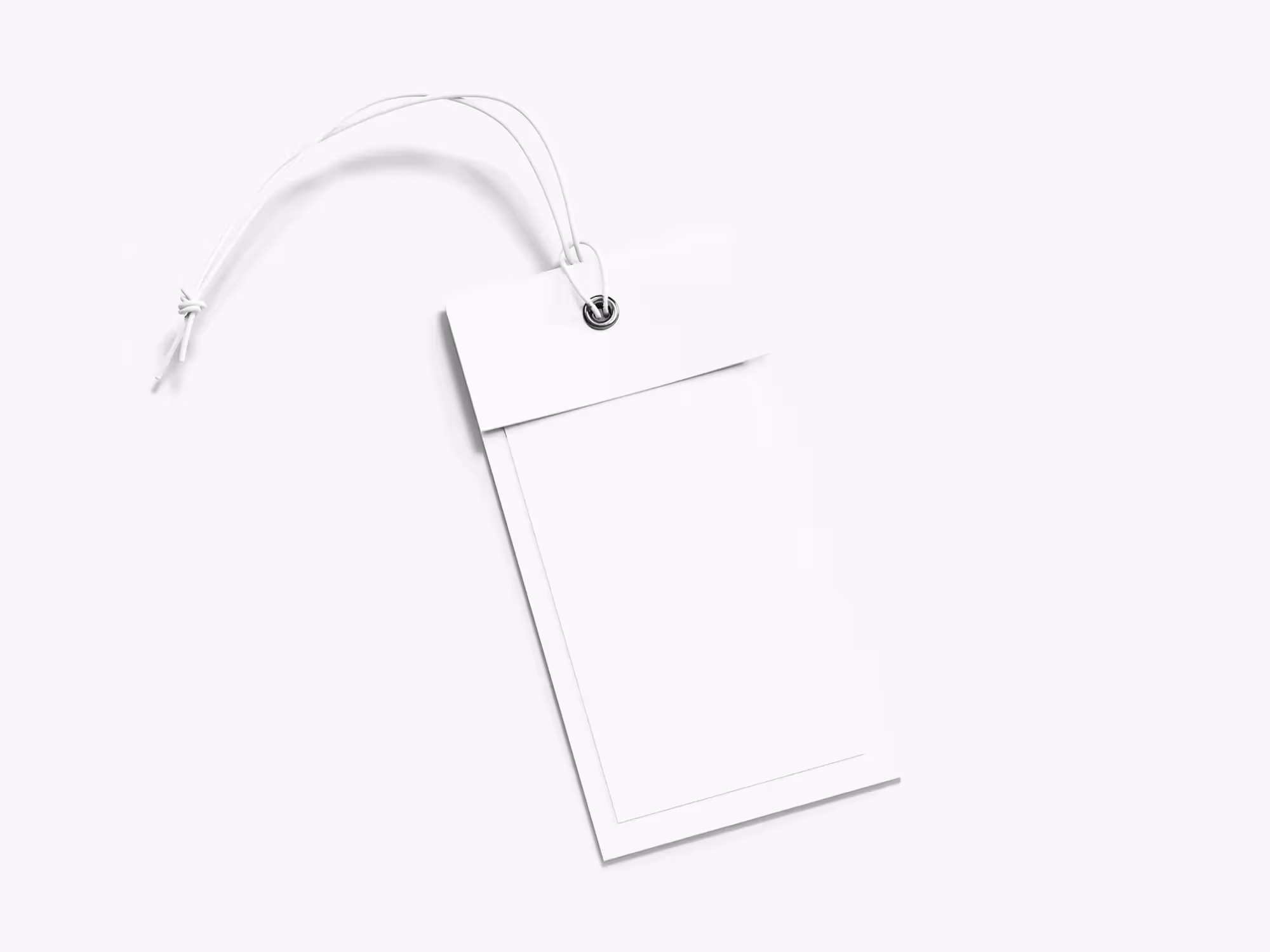 Free Label Tag Mockup | Full Resolution File