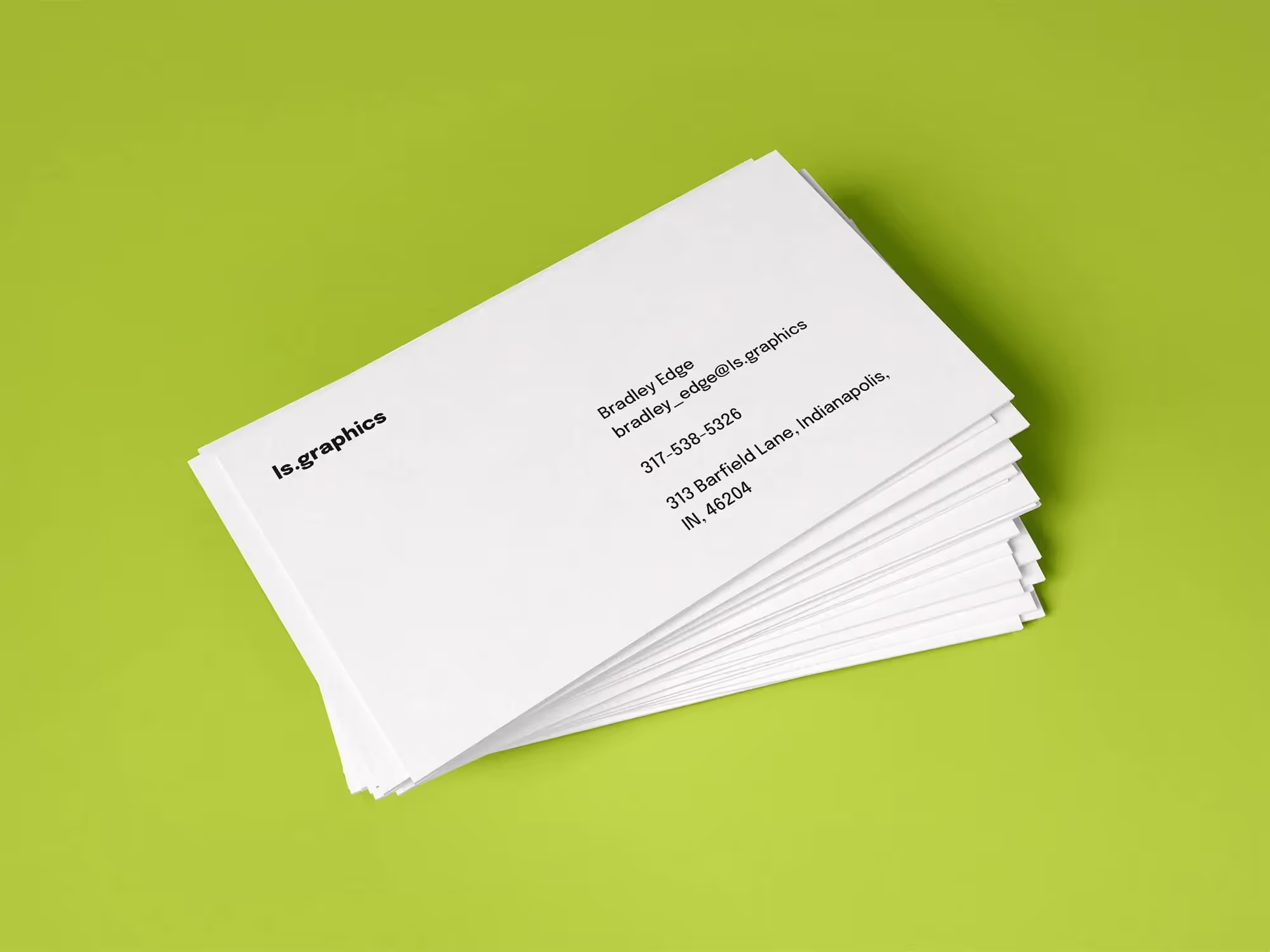 Free Isolated Business Card Mockup | Pro Design Resource