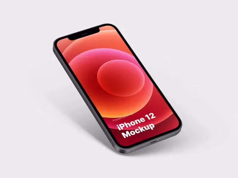 Free iPhone 12 Mockup
