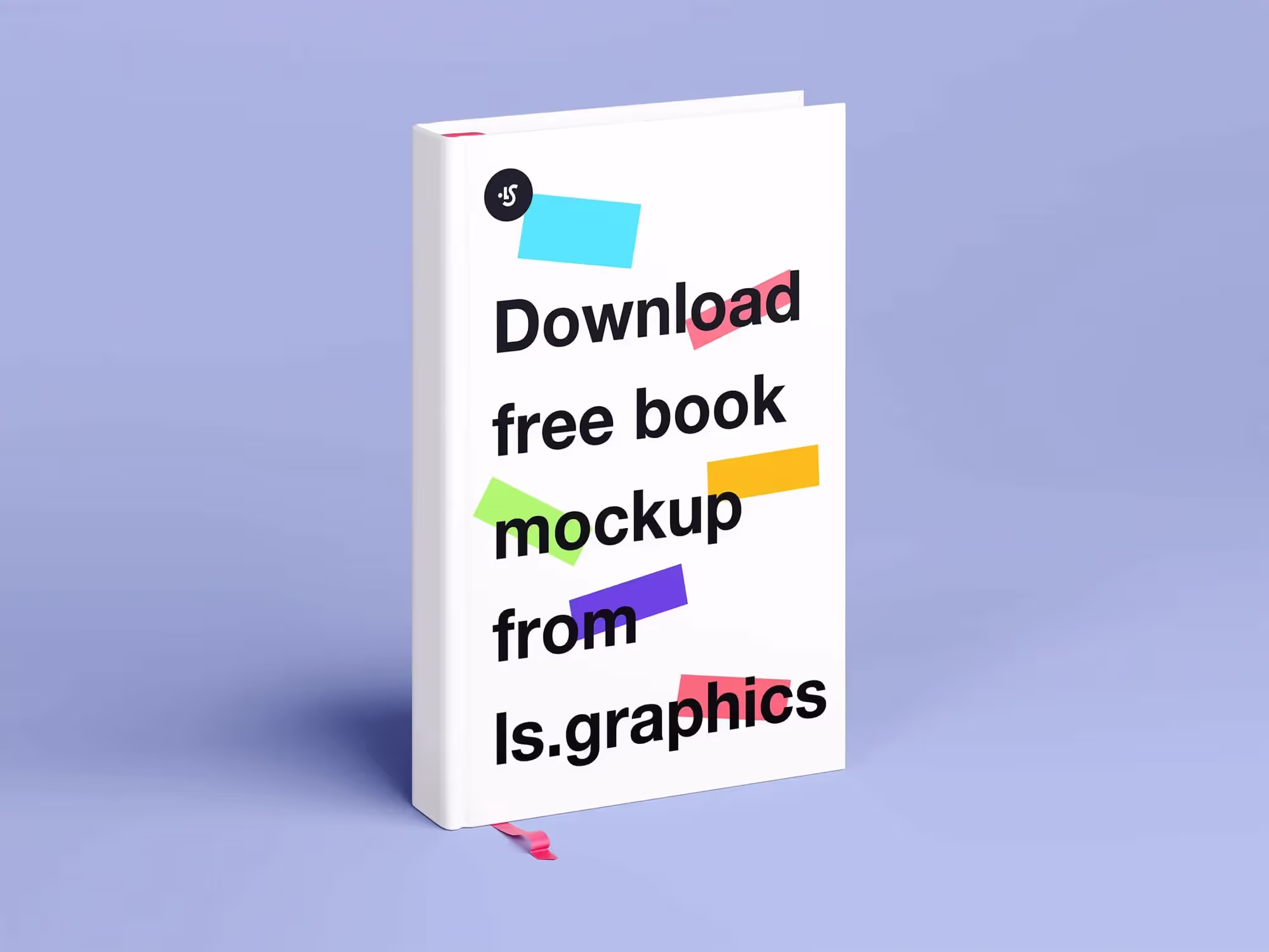 Free Hard Cover Book Mockup | Full Resolution File