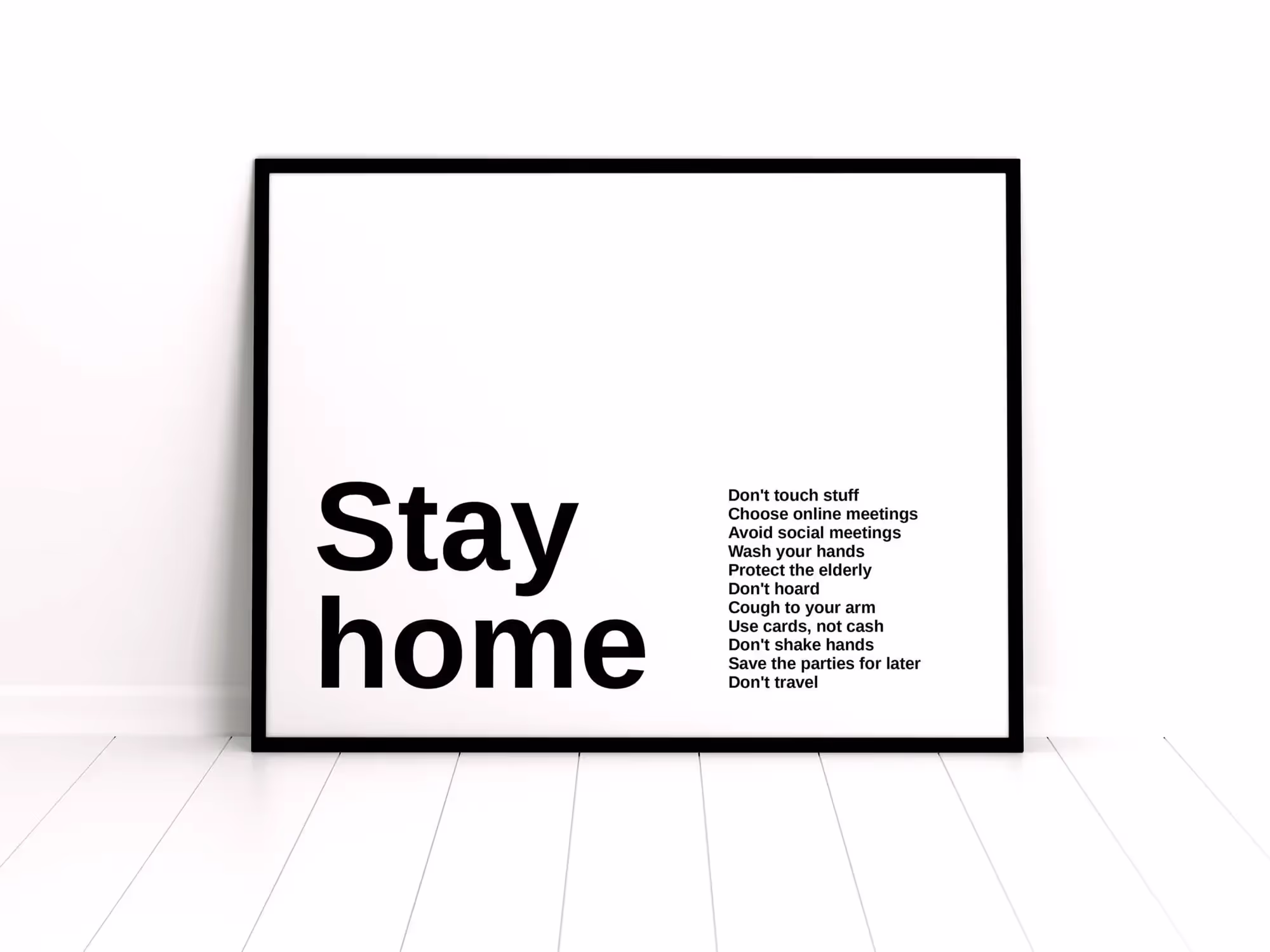 Framed Poster Mockup Free | Premium Download Ready