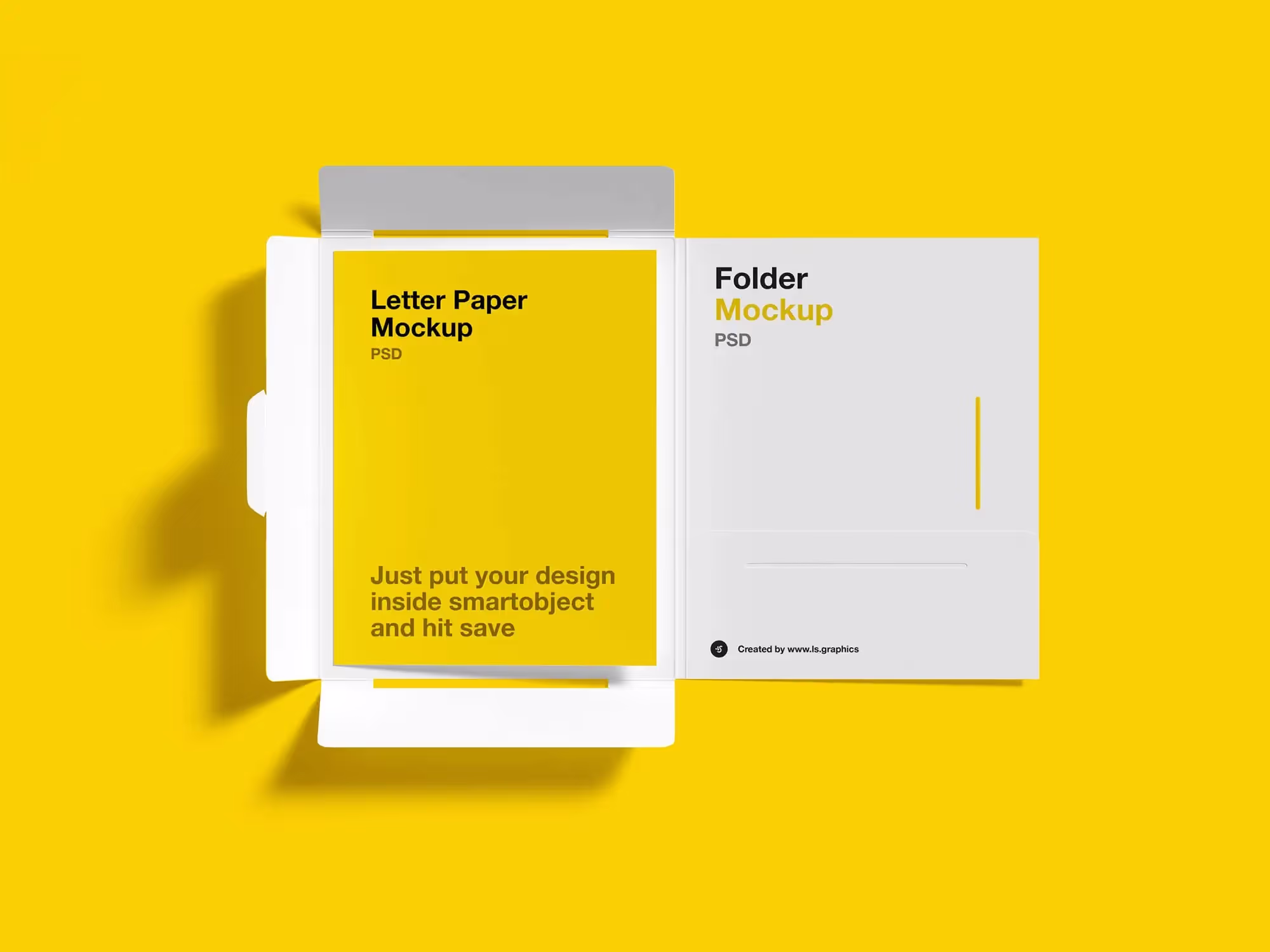 Free Brochure Folder Letter Mockups | Premium Download Ready