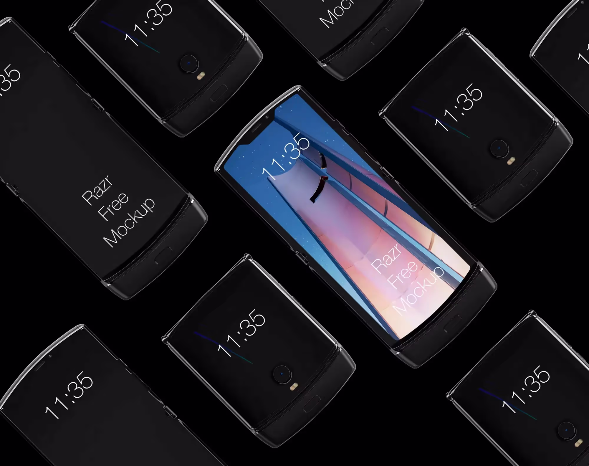 Free Motorola Razr Mockup | Best Commercial Version